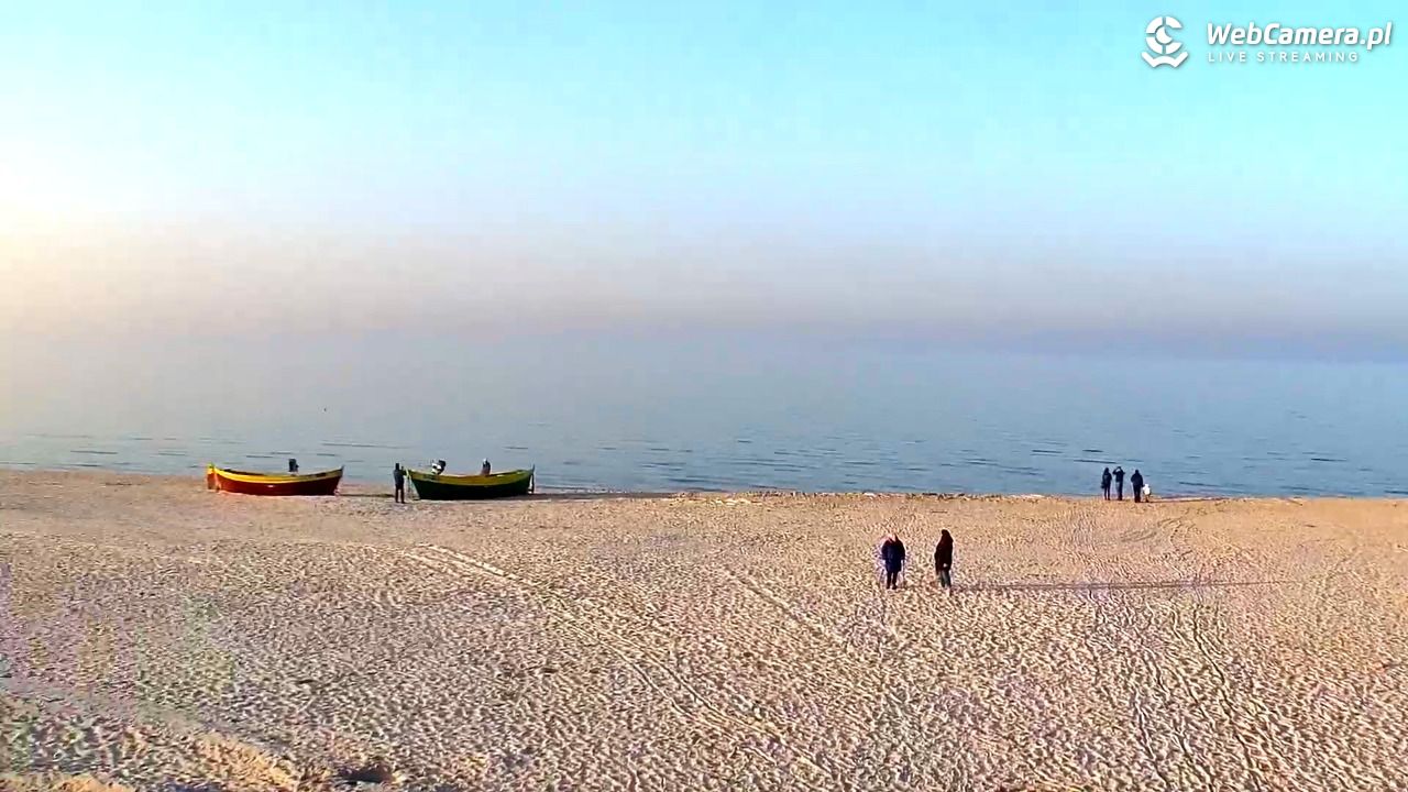DĘBKI - widok na plażę - 08 marzec 2026, 16:26