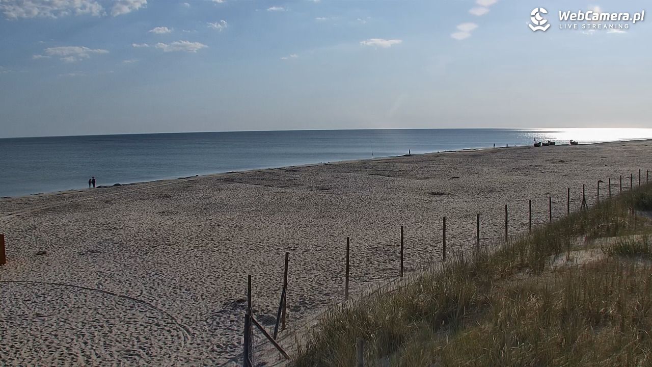 DĘBKI - widok na plażę - 03 lipiec 2025, 07:29