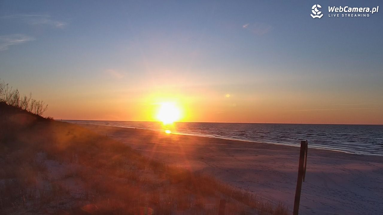 DĘBKI - widok na plażę - 21 kwiecień 2026, 19:55
