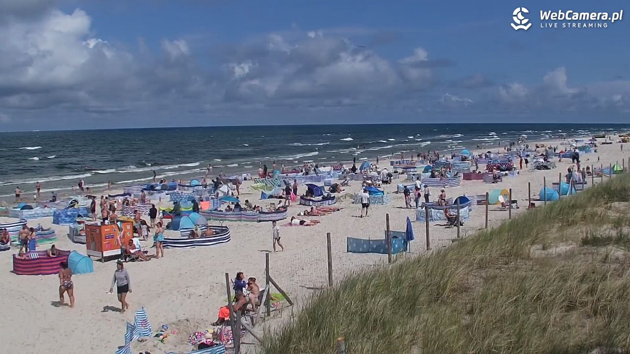 DĘBKI - widok na plażę - 23 lipiec 2026, 13:22