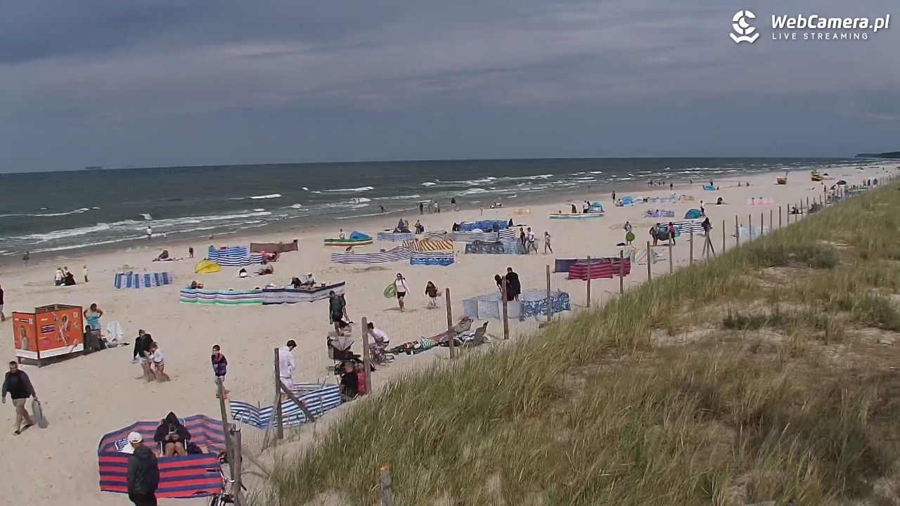 DĘBKI - widok na plażę - 22 lipiec 2026, 15:21