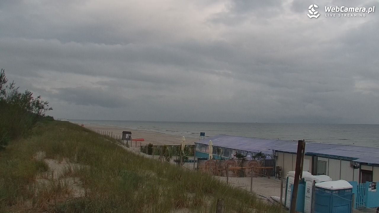 DĘBKI - widok na plażę - 23 lipiec 2026, 04:26