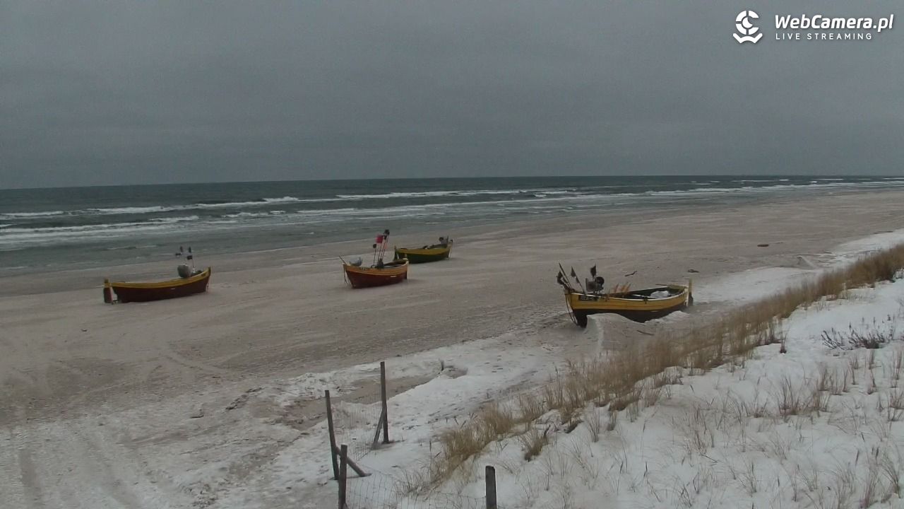DĘBKI - widok na plażę - 23 styczeń 2026, 07:31
