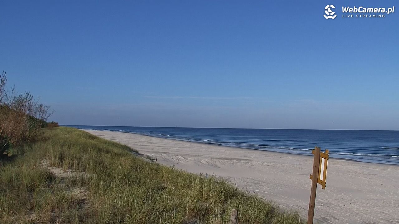 DĘBKI - widok na plażę - 16 październik 2026, 08:11