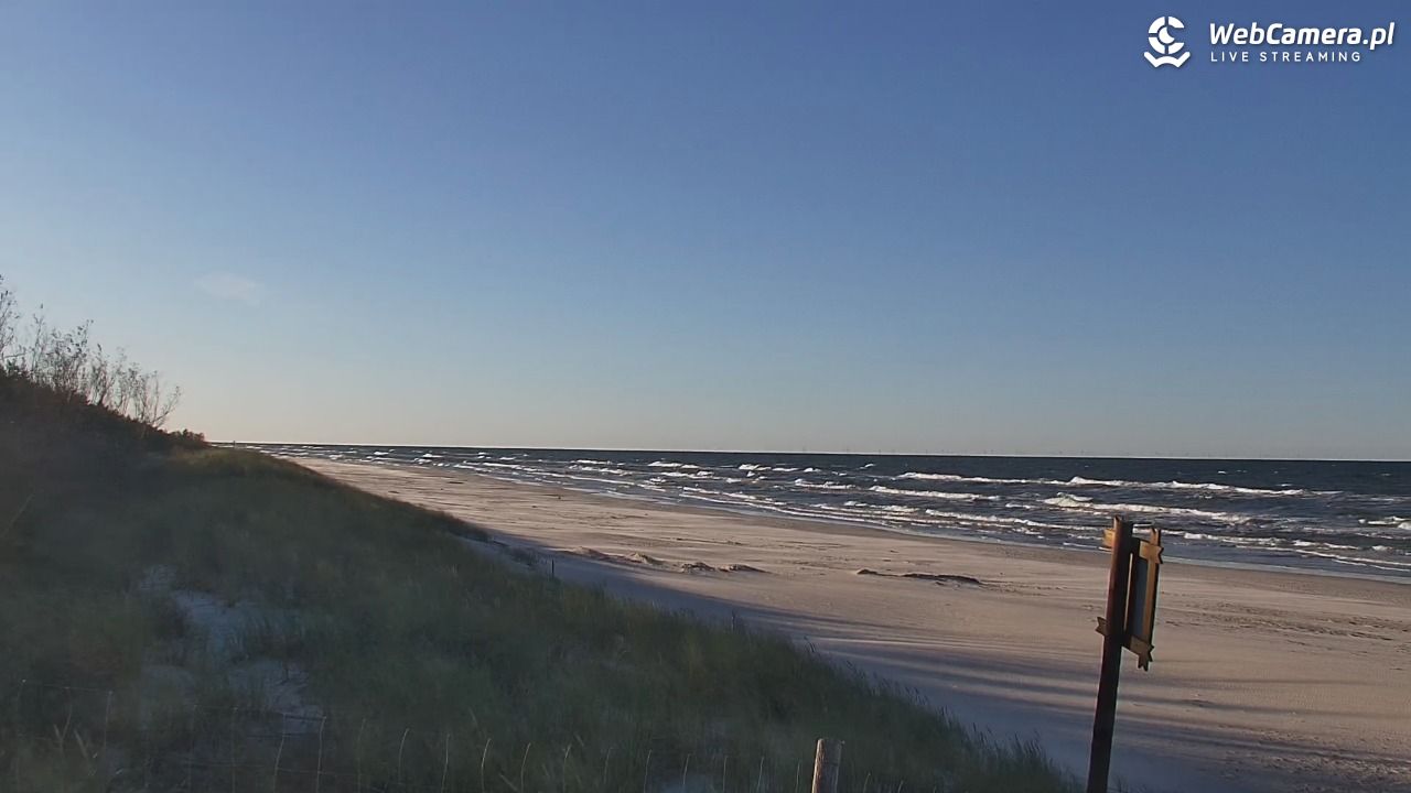 DĘBKI - widok na plażę - 19 październik 2026, 14:08