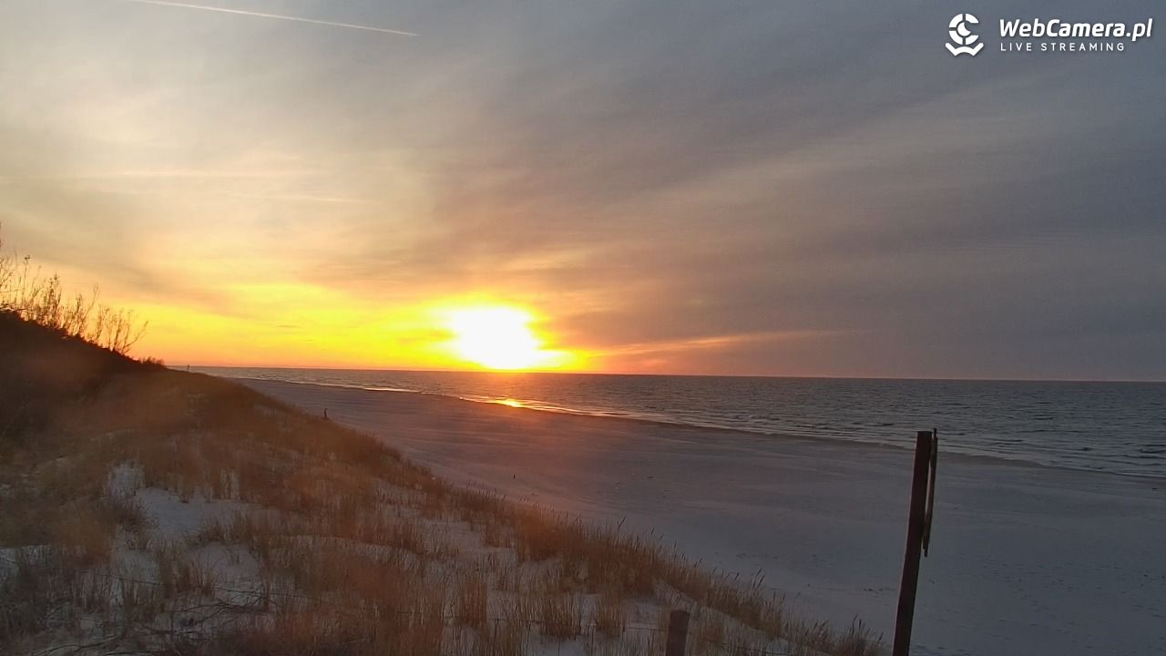 DĘBKI - widok na plażę - 22 kwiecień 2026, 19:53