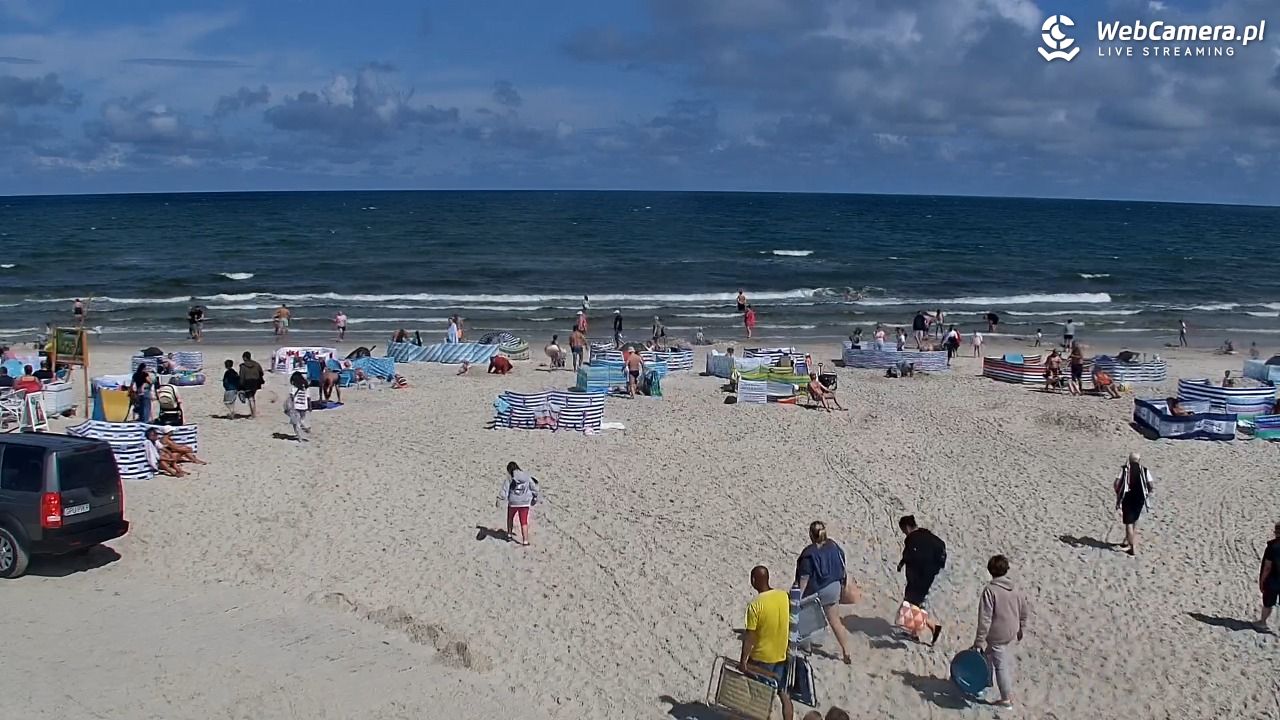 DĘBKI - widok na plażę - 23 lipiec 2026, 11:28