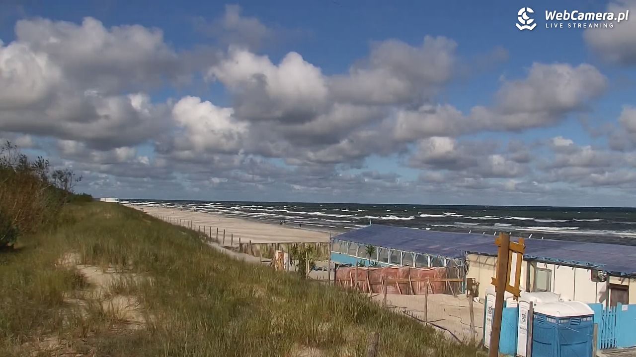 DĘBKI - widok na plażę - 06 wresień 2026, 10:51