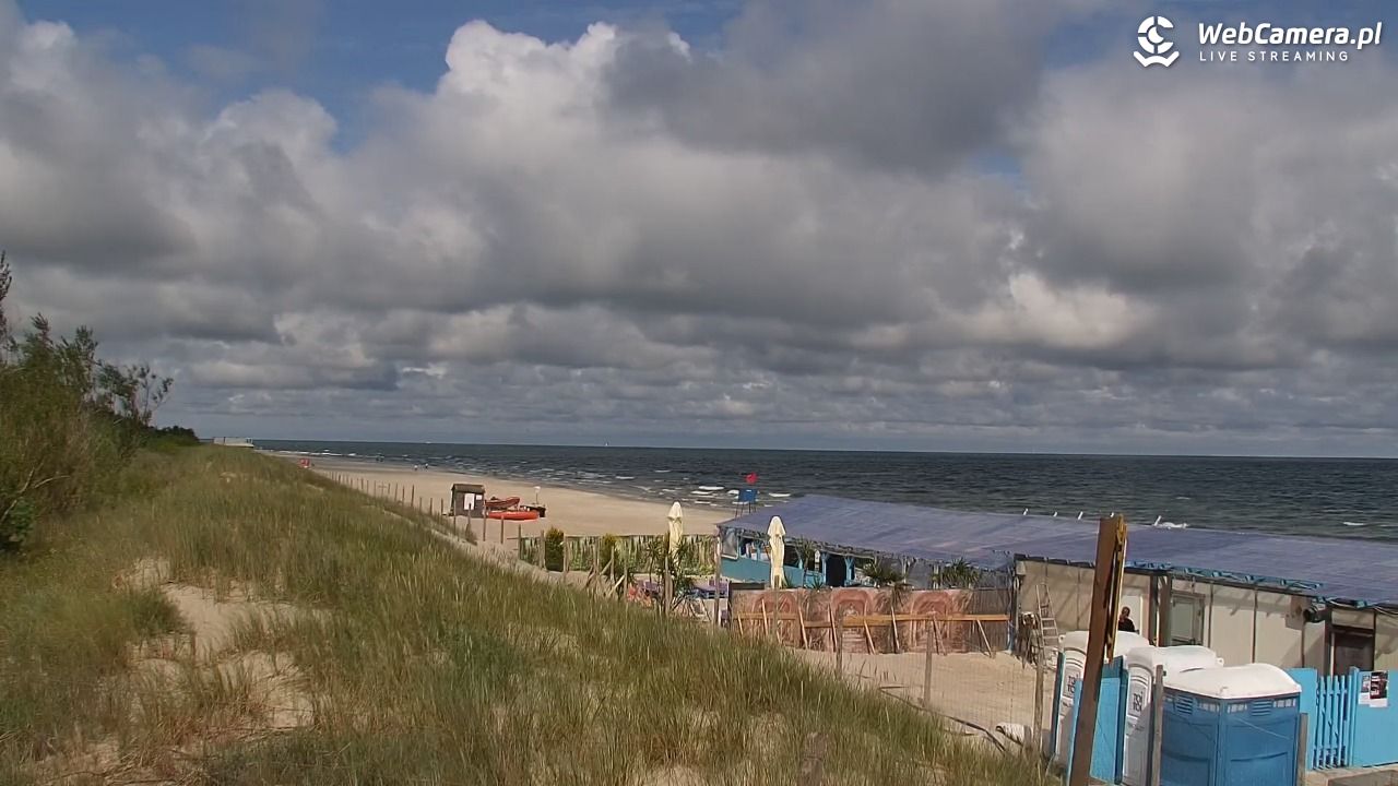 DĘBKI - widok na plażę - 23 lipiec 2026, 09:54