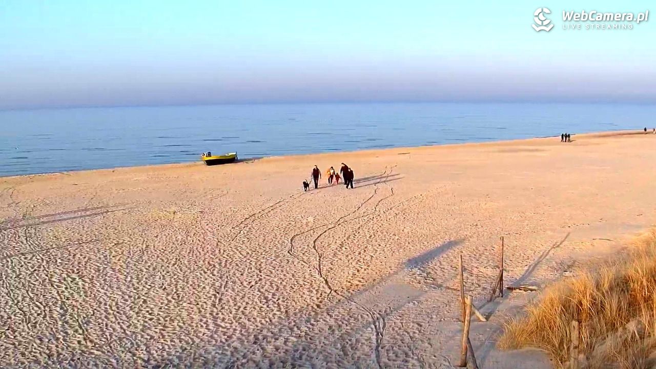 DĘBKI - widok na plażę - 08 marzec 2026, 16:24