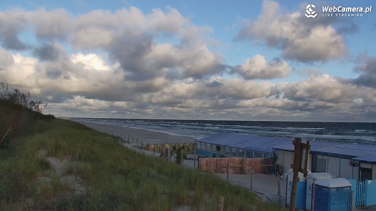 DĘBKI - widok na plażę - 06 wresień 2026, 07:19