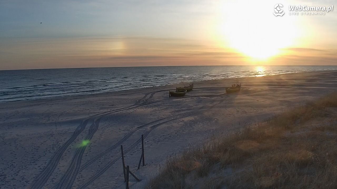 DĘBKI - widok na plażę - 22 kwiecień 2026, 05:56