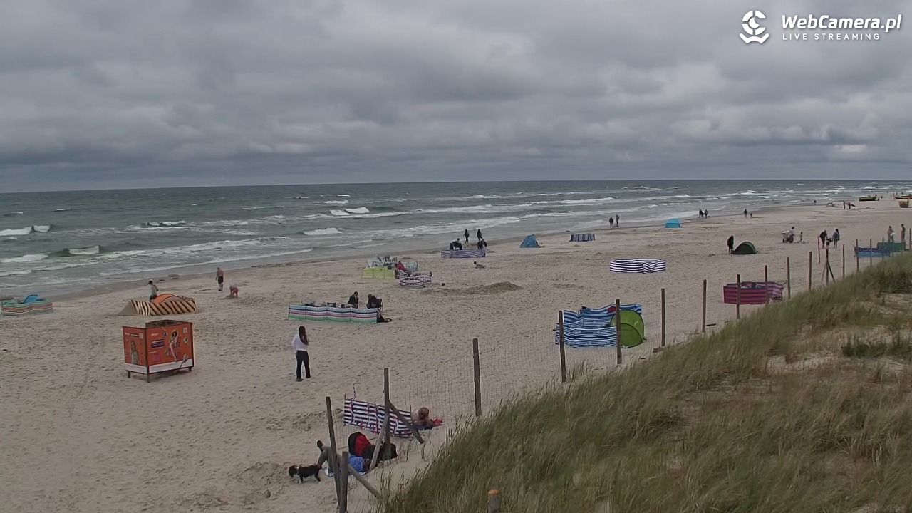 DĘBKI - widok na plażę - 23 lipiec 2026, 15:37