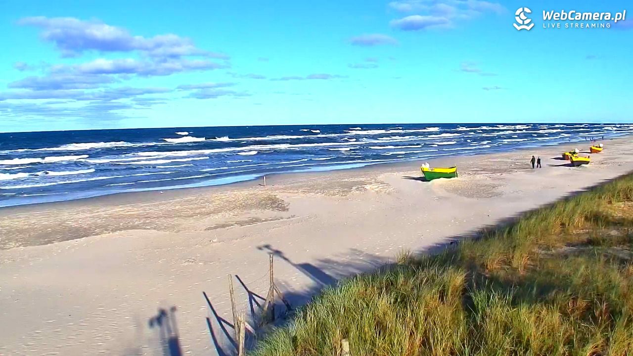 DĘBKI - widok na plażę - 18 październik 2026, 13:19