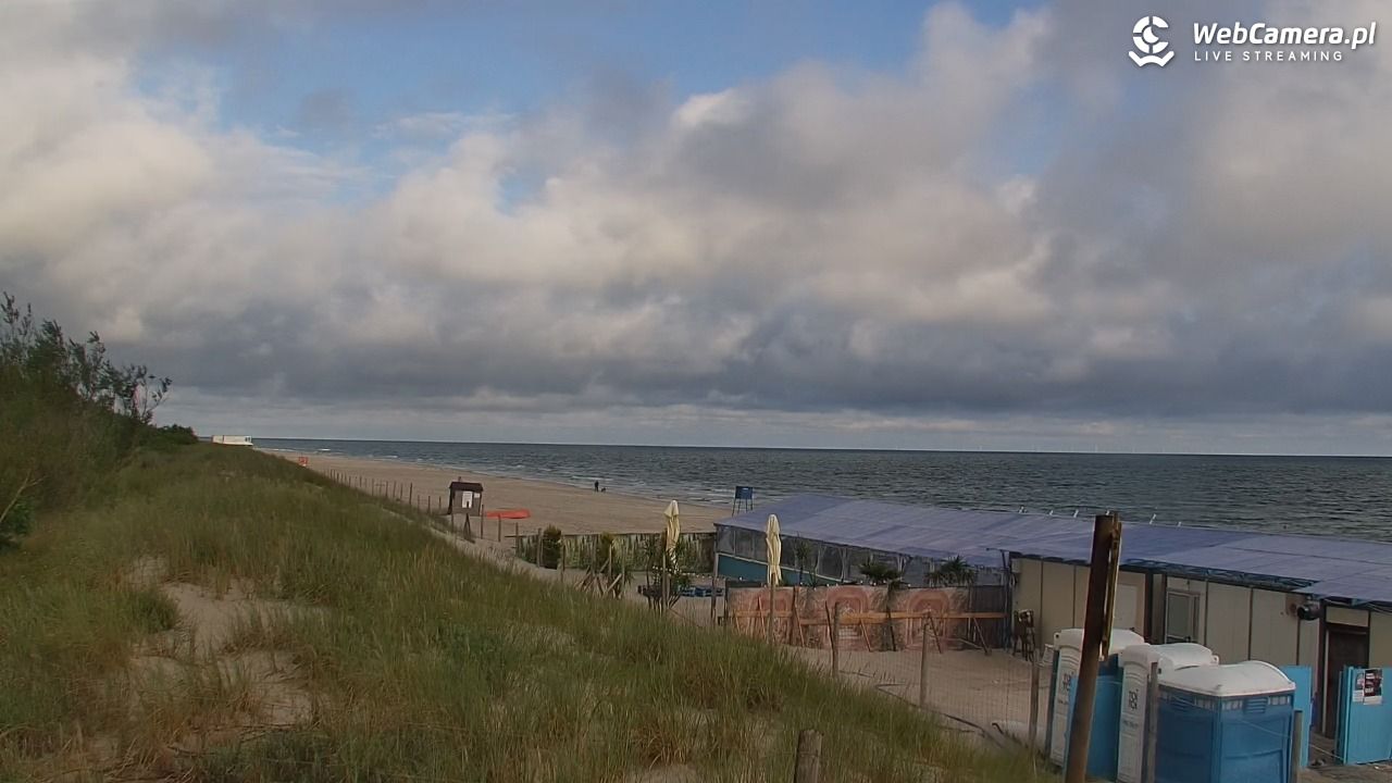 DĘBKI - widok na plażę - 23 lipiec 2026, 07:16