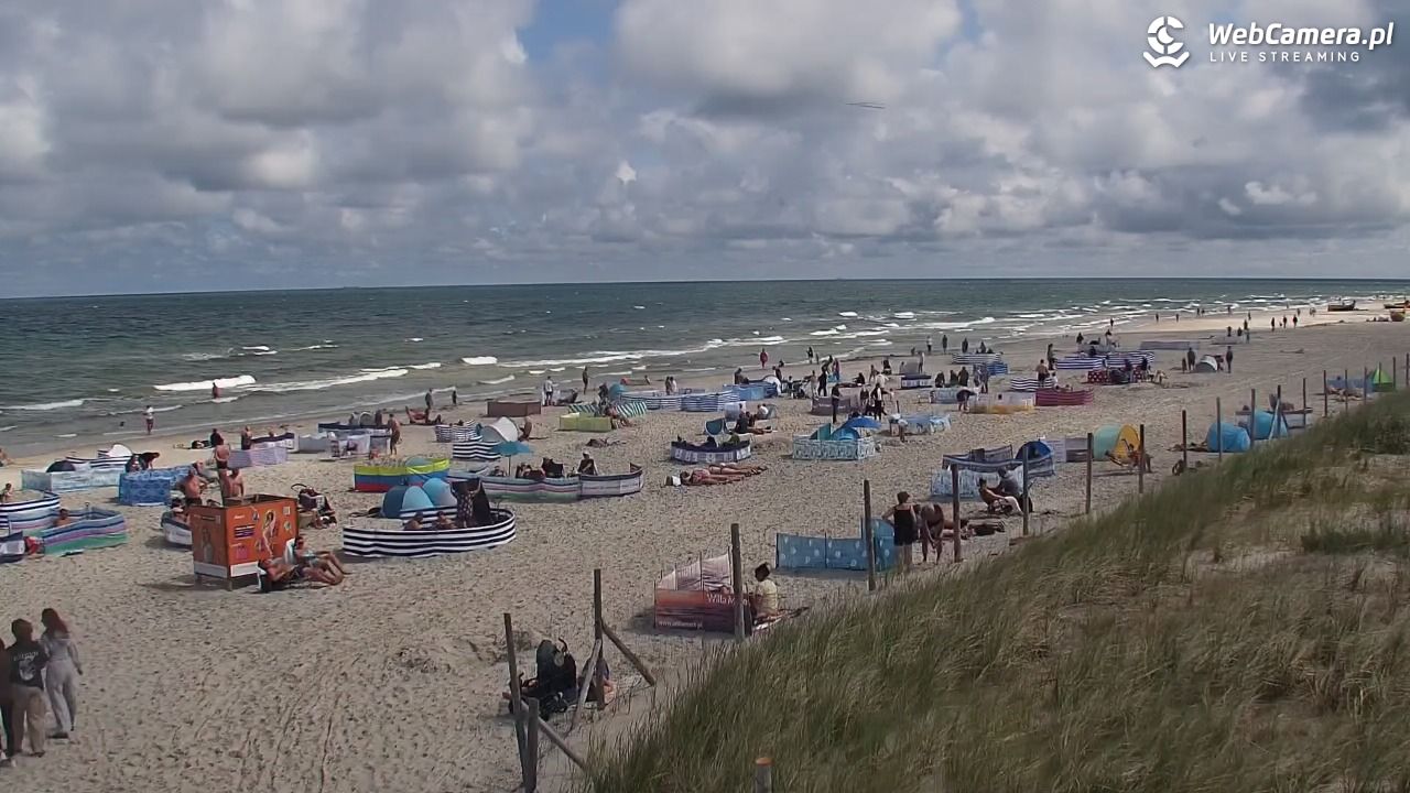 DĘBKI - widok na plażę - 23 lipiec 2026, 11:32