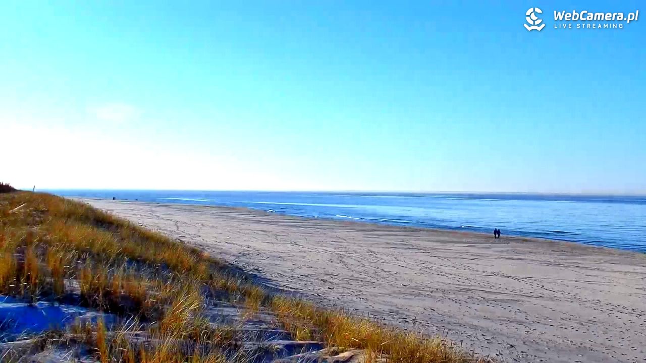 DĘBKI - widok na plażę - 06 marzec 2026, 15:47