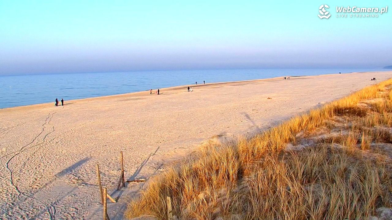 DĘBKI - widok na plażę - 08 marzec 2026, 16:22