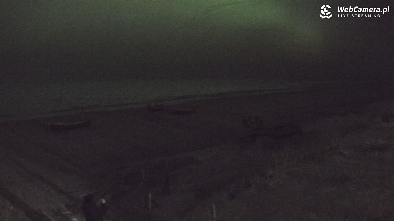 DĘBKI - widok na plażę - 19 styczeń 2026, 22:22