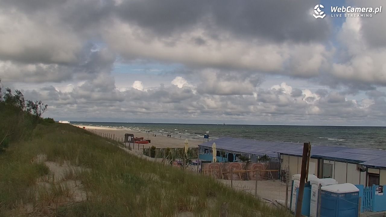 DĘBKI - widok na plażę - 23 lipiec 2026, 10:08