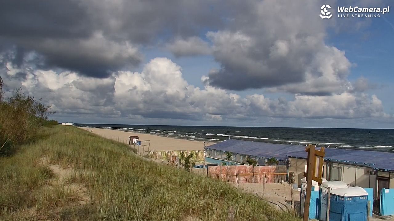 DĘBKI - widok na plażę - 02 wresień 2026, 08:59