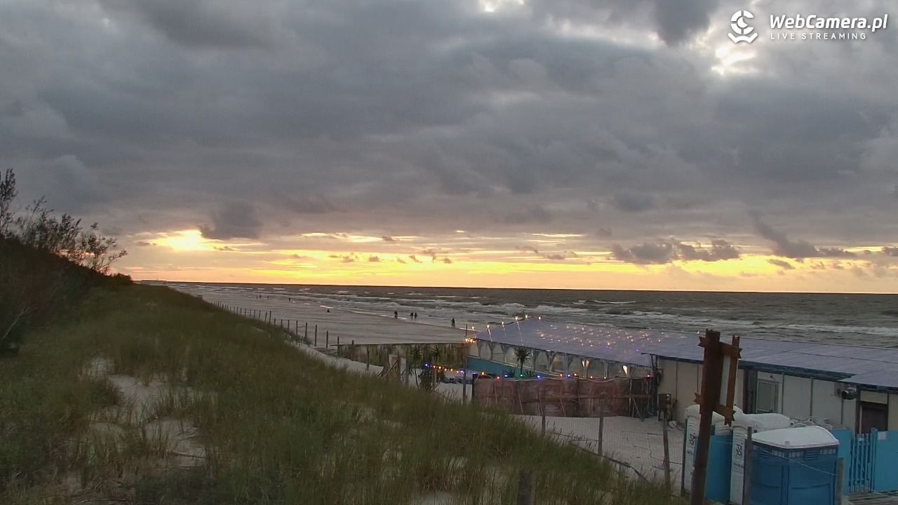 DĘBKI - widok na plażę - 06 wresień 2026, 19:42