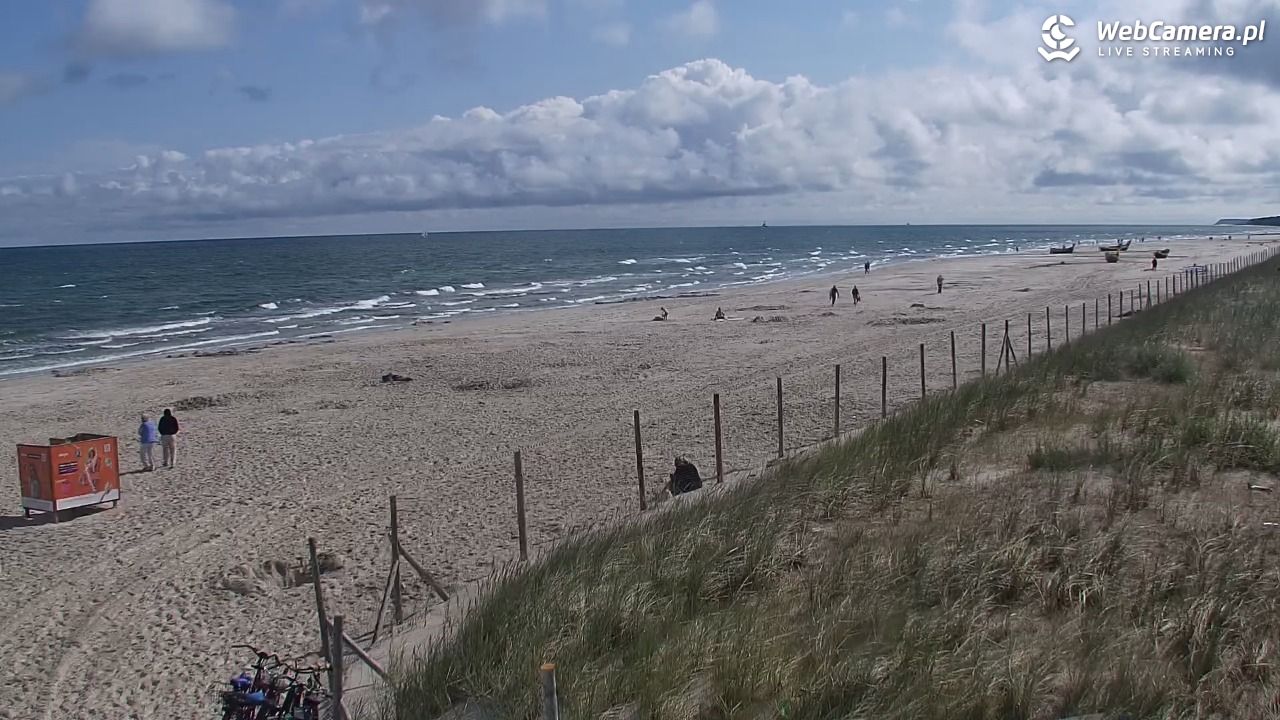 DĘBKI - widok na plażę - 23 lipiec 2026, 09:50