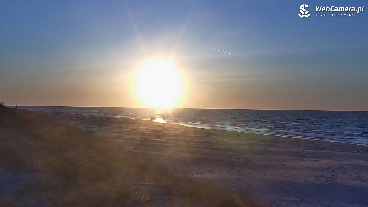 DĘBKI - widok na plażę - 21 kwiecień 2026, 19:45
