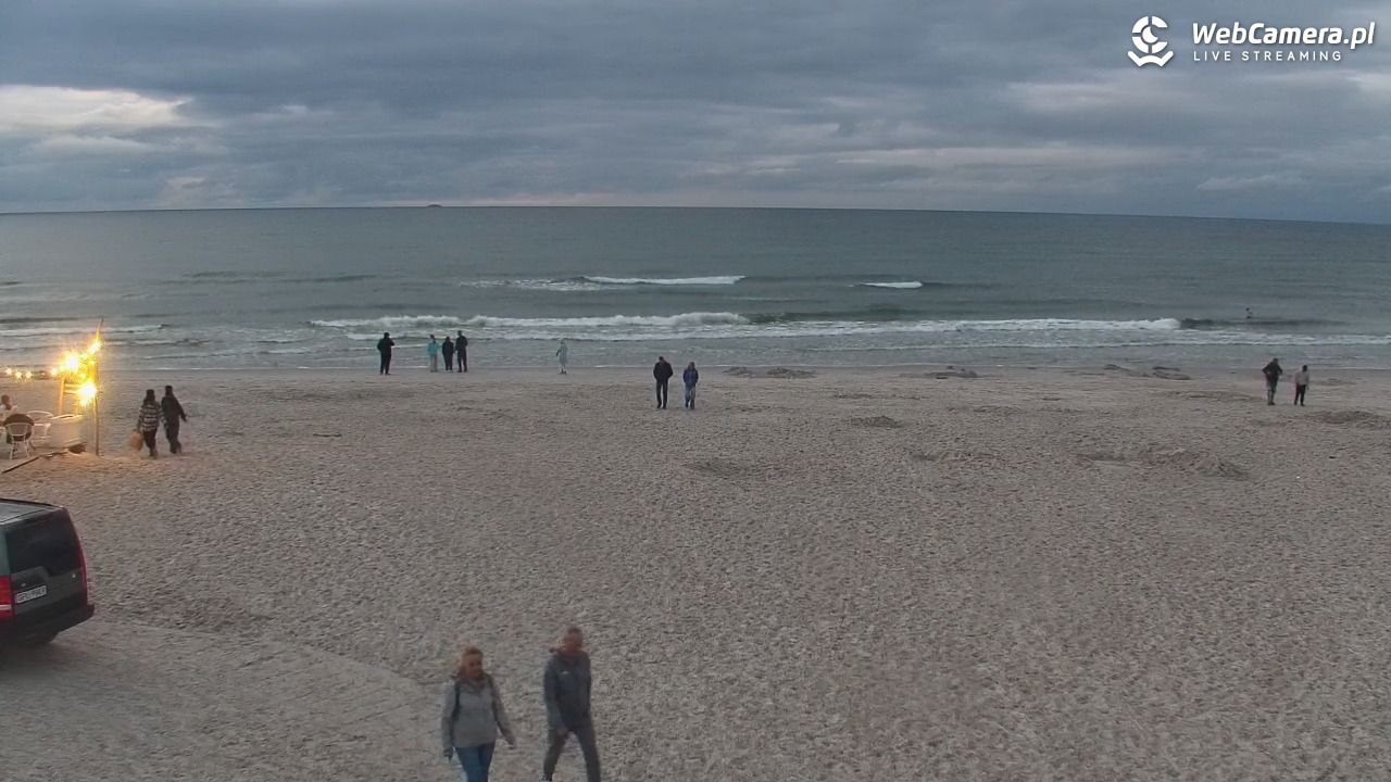DĘBKI - widok na plażę - 22 lipiec 2026, 21:29