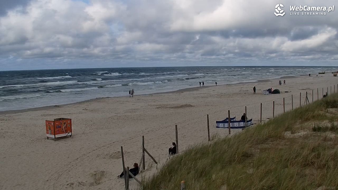 DĘBKI - widok na plażę - 23 lipiec 2026, 17:50