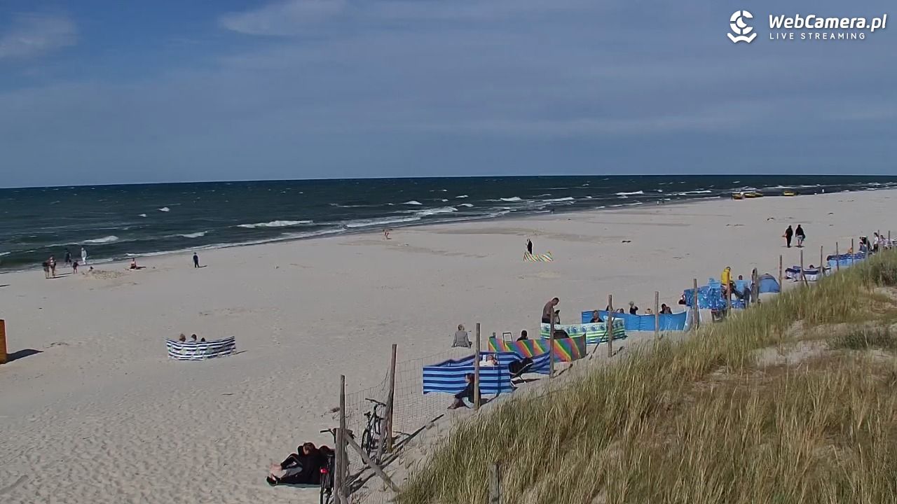 DĘBKI - widok na plażę - 04 lipiec 2025, 16:41