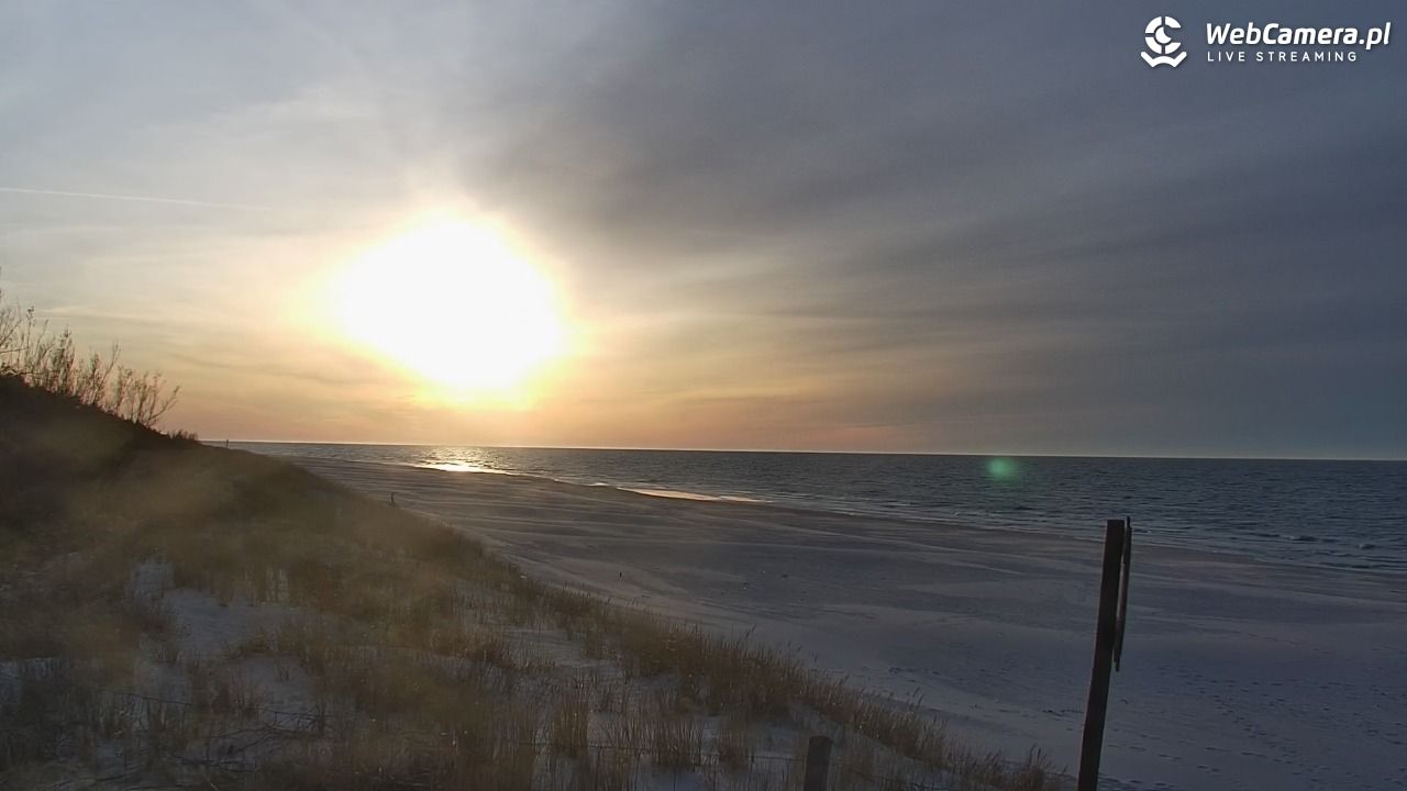 DĘBKI - widok na plażę - 22 kwiecień 2026, 19:23