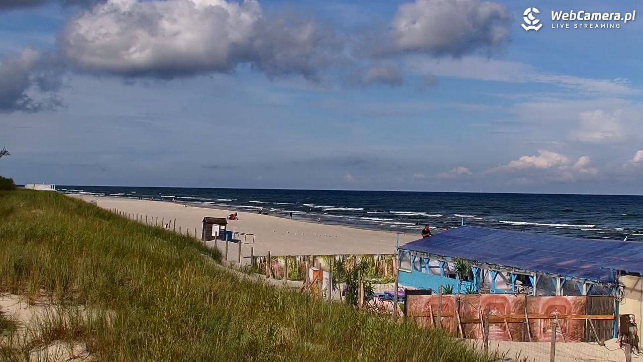 DĘBKI - widok na plażę - 03 wresień 2026, 10:27