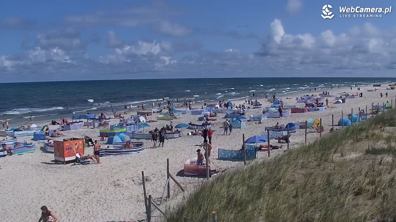 DĘBKI - widok na plażę - 23 lipiec 2026, 11:58