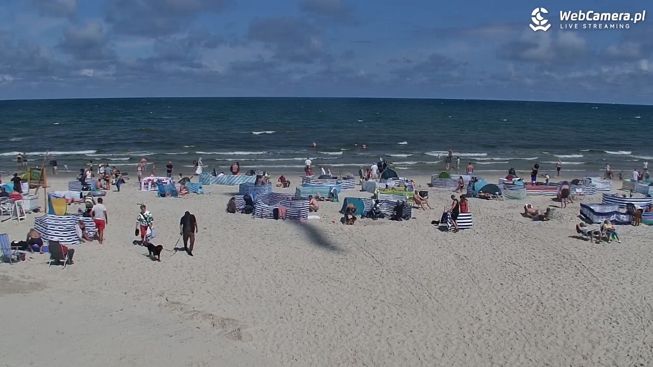 DĘBKI - widok na plażę - 23 lipiec 2026, 11:53