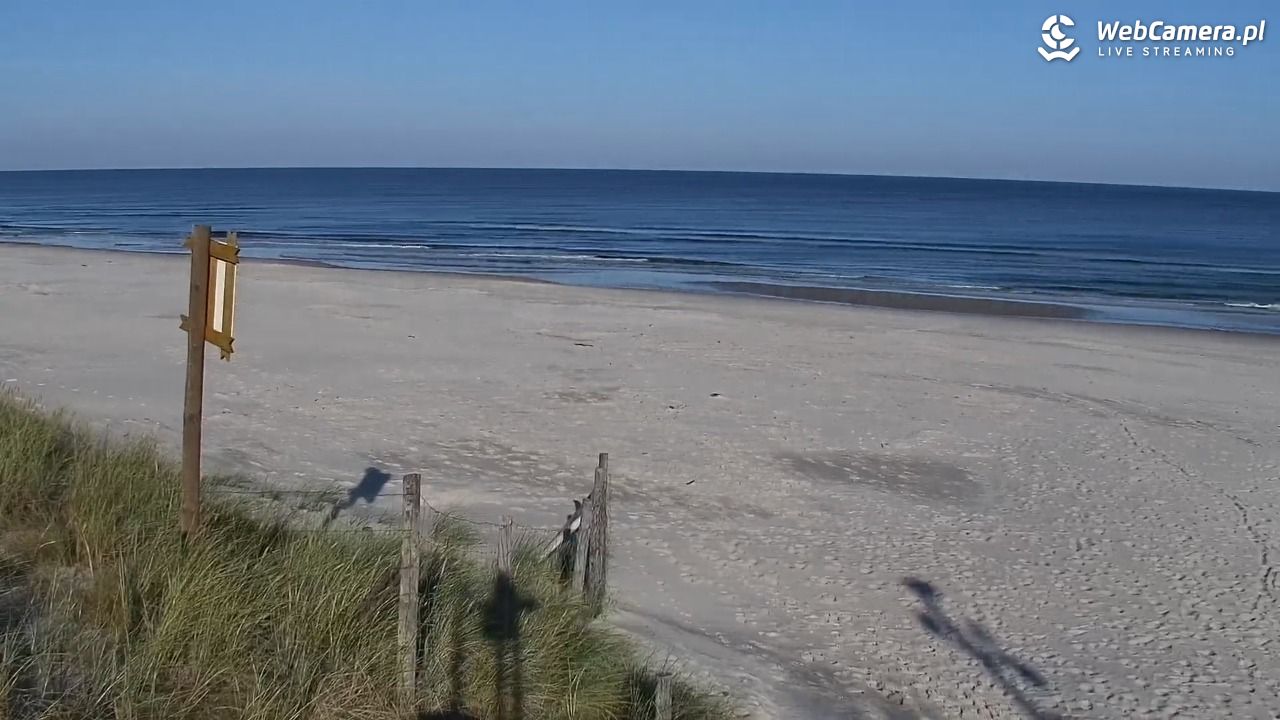 DĘBKI - widok na plażę - 16 październik 2026, 08:11
