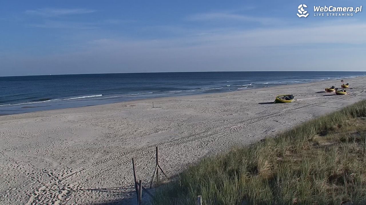 DĘBKI - widok na plażę - 16 październik 2026, 08:12