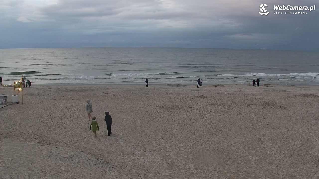 DĘBKI - widok na plażę - 22 lipiec 2026, 20:45
