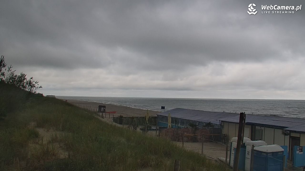 DĘBKI - widok na plażę - 23 lipiec 2026, 06:47