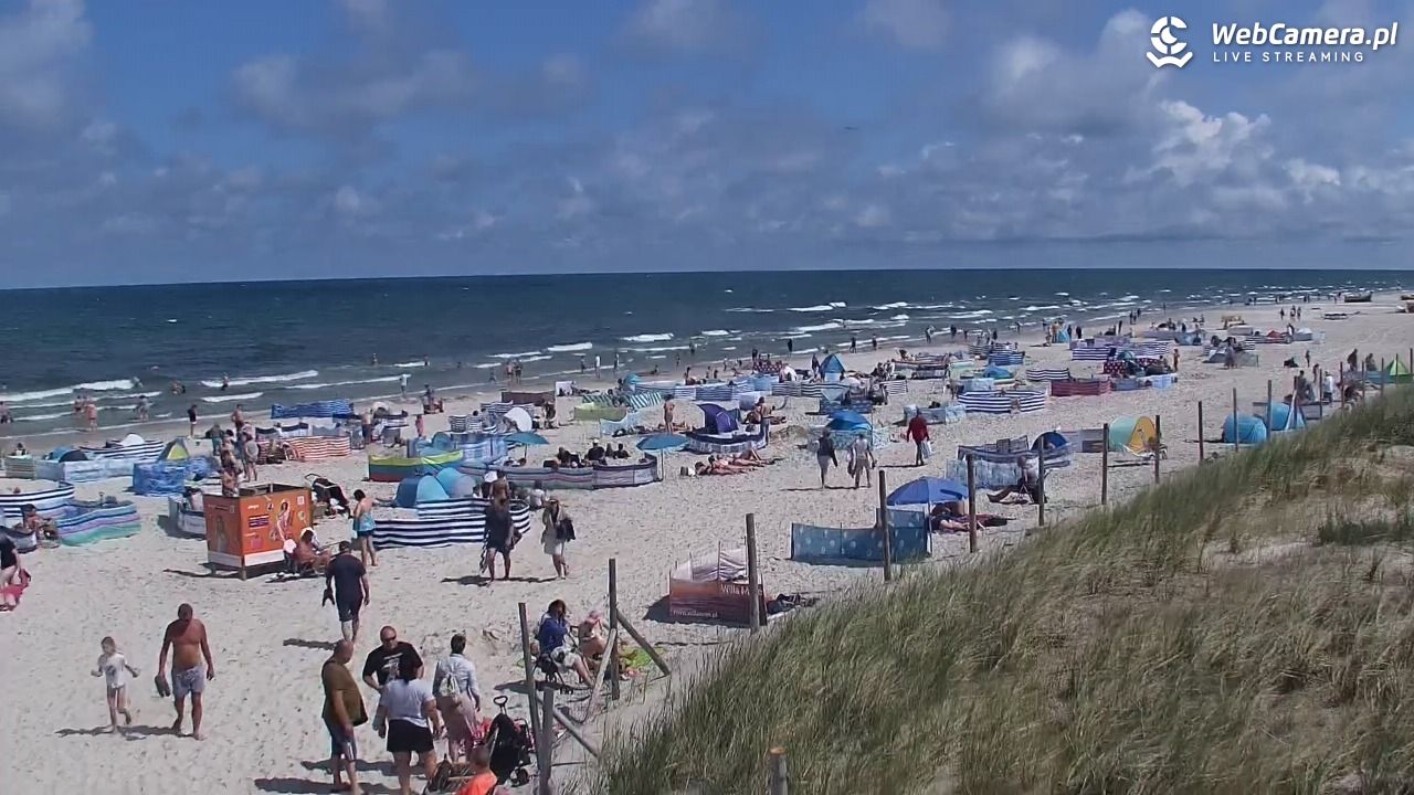 DĘBKI - widok na plażę - 23 lipiec 2026, 12:16