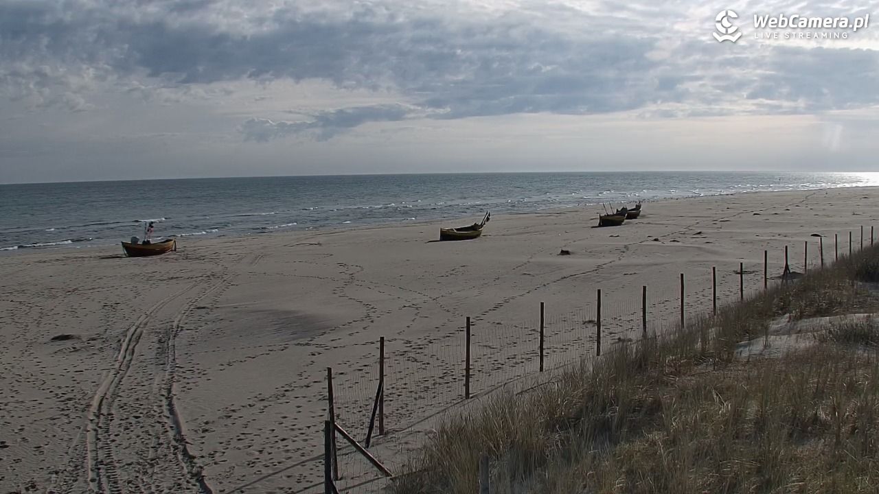 DĘBKI - widok na plażę - 14 maj 2025, 07:33
