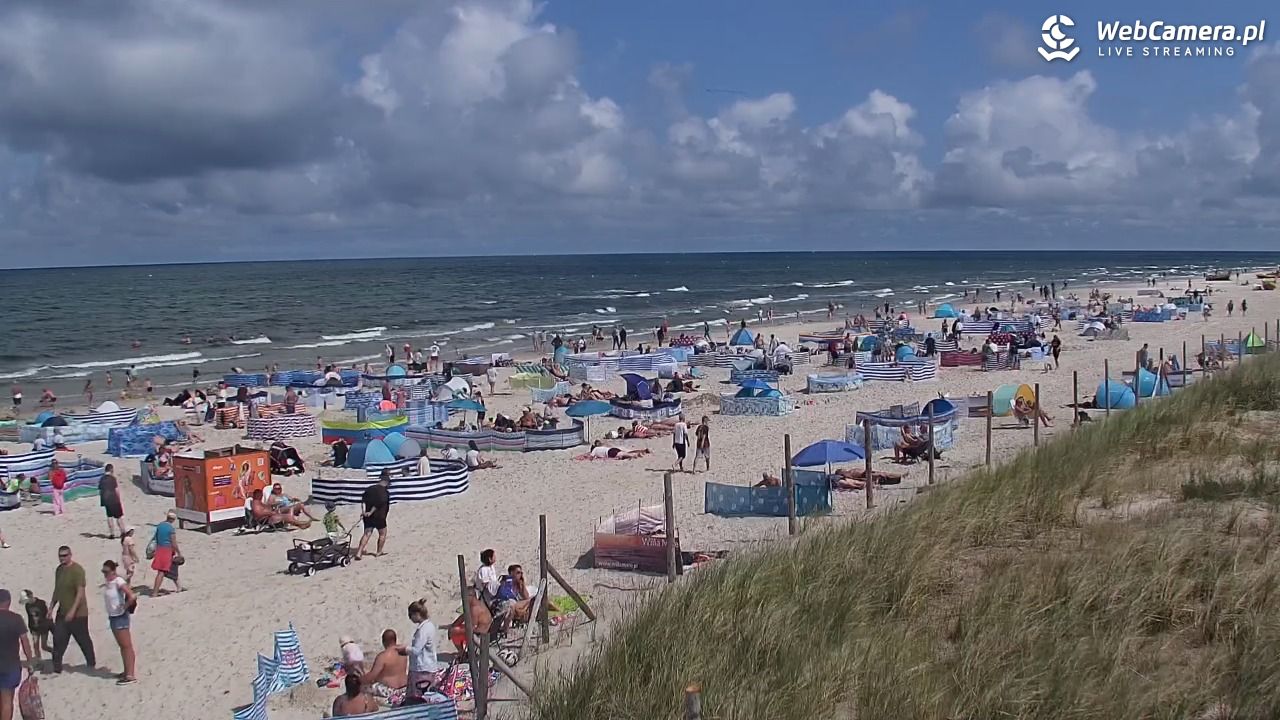DĘBKI - widok na plażę - 23 lipiec 2026, 12:52