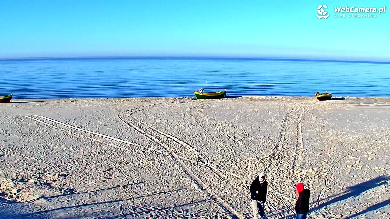 DĘBKI - widok na plażę - 06 marzec 2026, 15:49