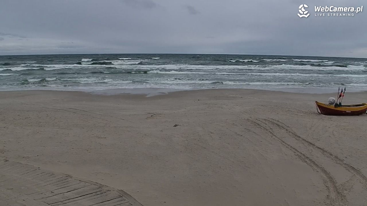 DĘBKI - widok na plażę - 16 maj 2025, 08:04