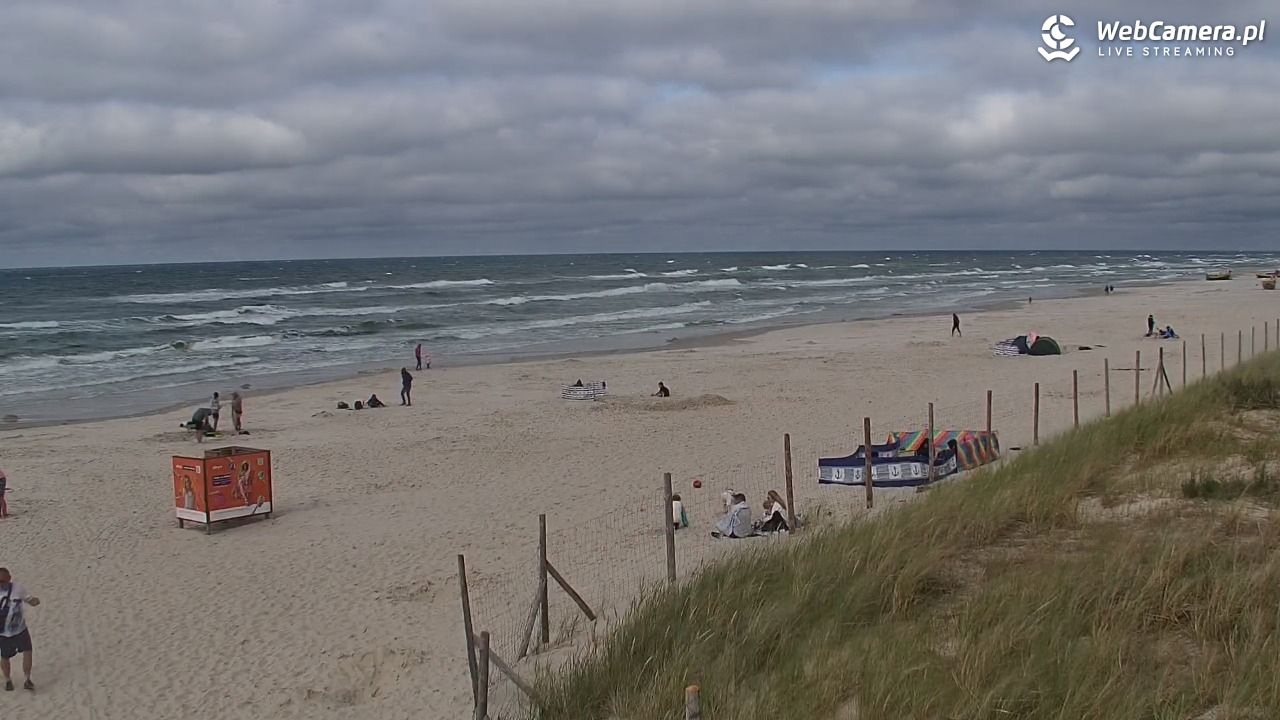 DĘBKI - widok na plażę - 23 lipiec 2026, 16:55