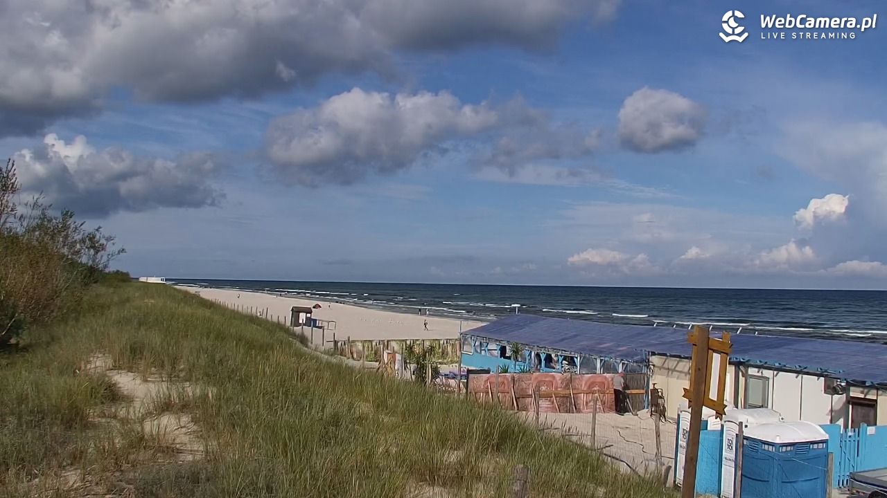 DĘBKI - widok na plażę - 03 wresień 2026, 10:30