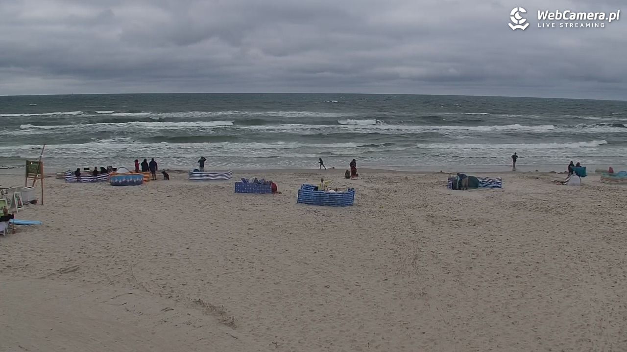 DĘBKI - widok na plażę - 23 lipiec 2026, 15:40