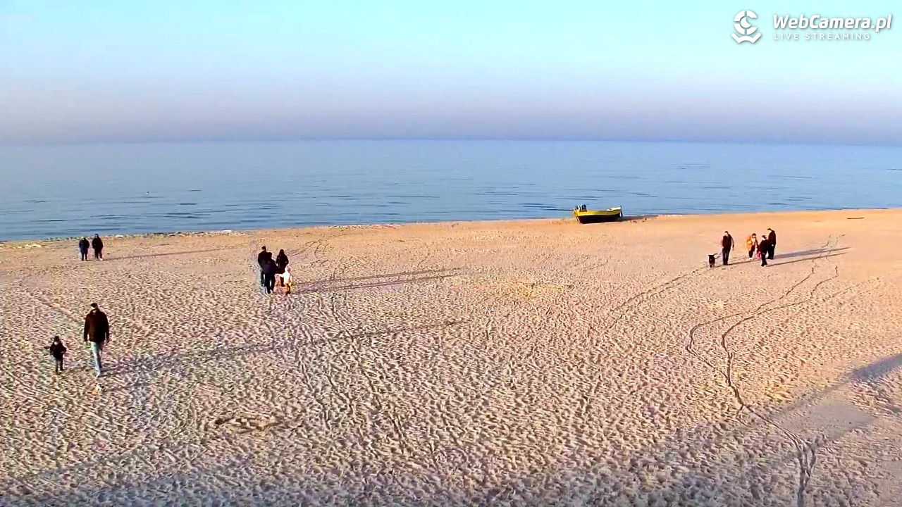 DĘBKI - widok na plażę - 08 marzec 2026, 16:24