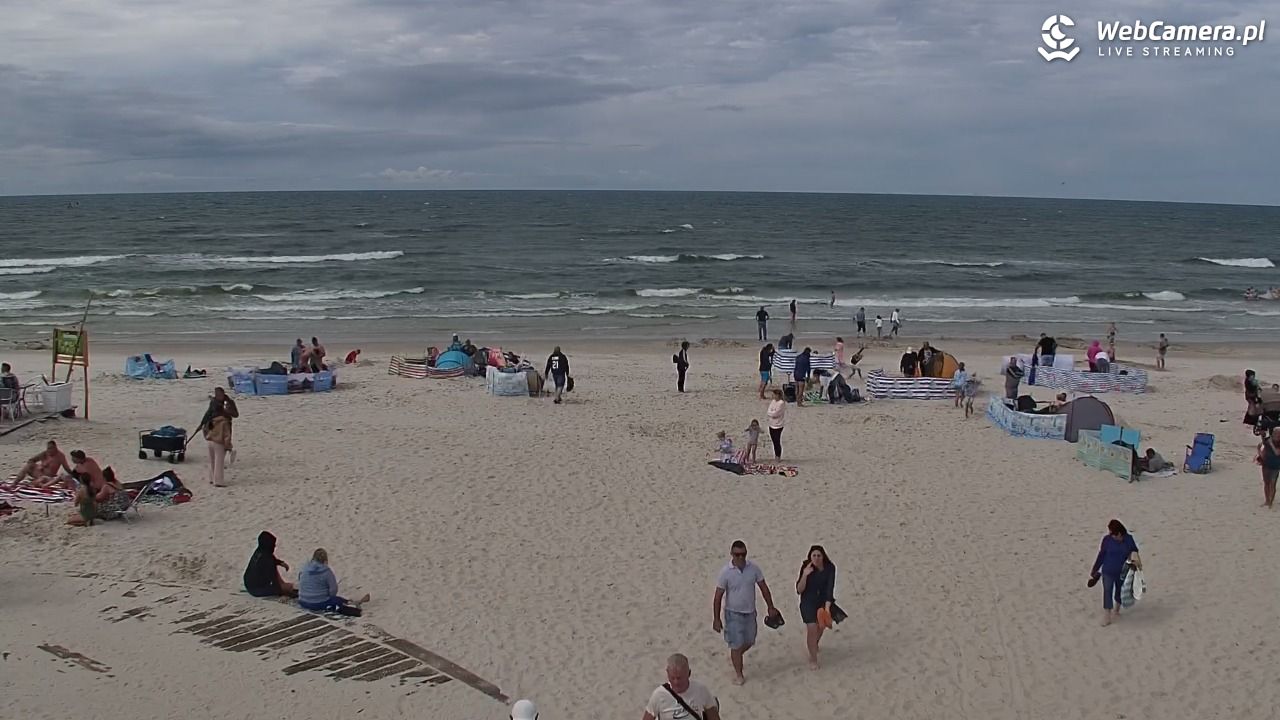 DĘBKI - widok na plażę - 22 lipiec 2026, 16:02