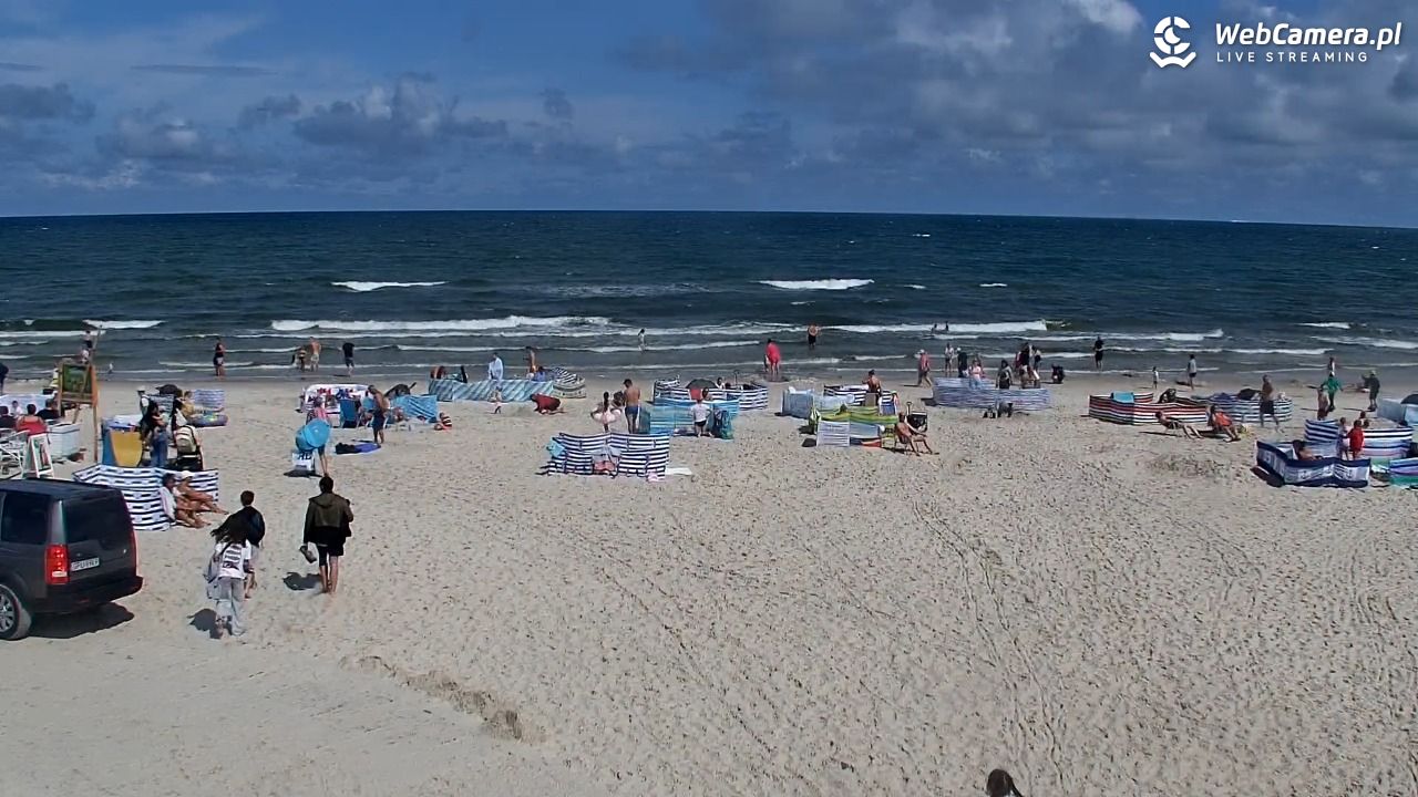 DĘBKI - widok na plażę - 23 lipiec 2026, 11:28
